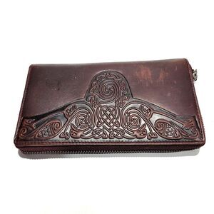 Lee River Roisin Leather Ladies Embosssed Wallet